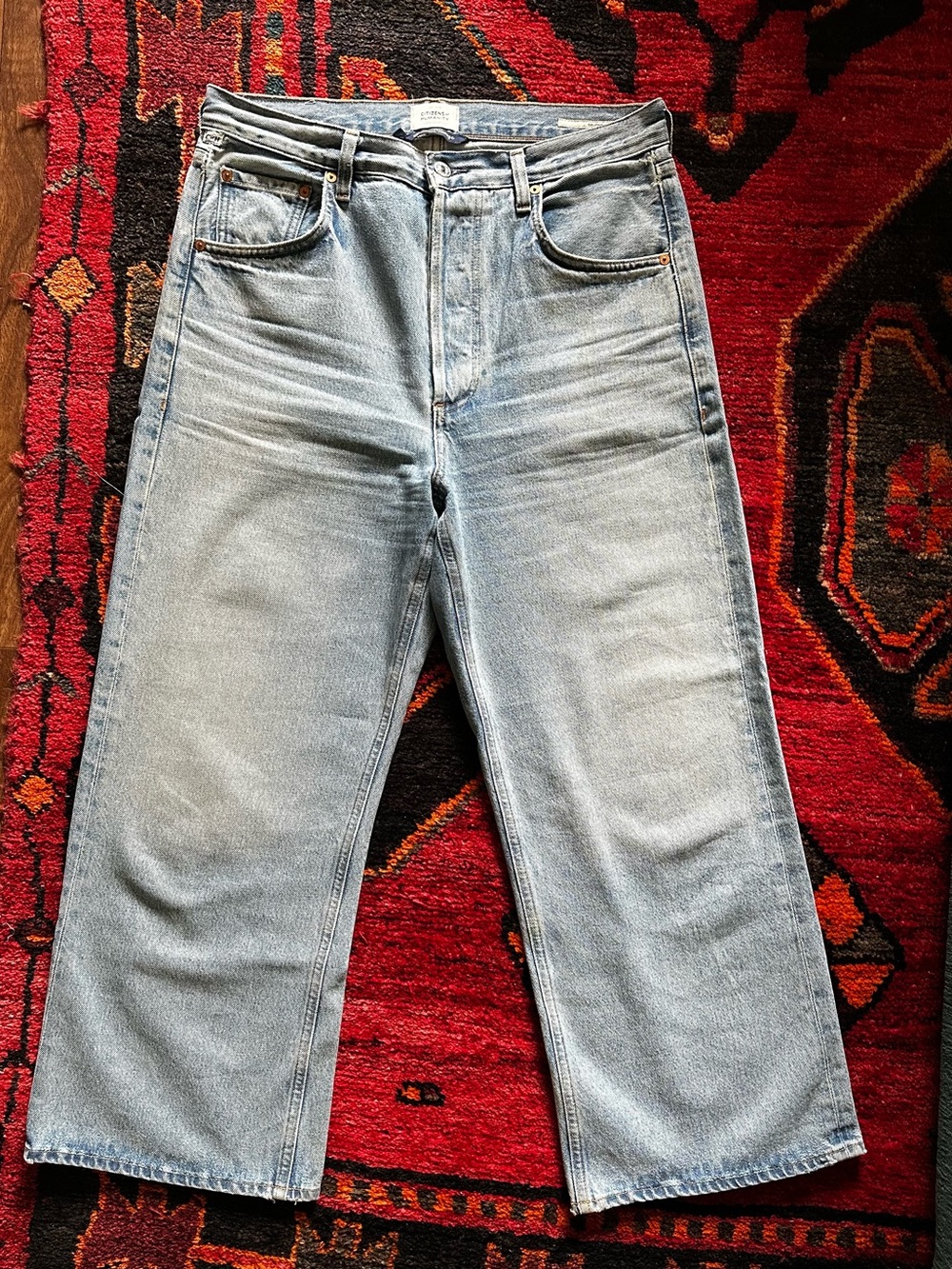Citizen of Humanity Gaucho Jean Misty 28 Wide Leg Crop - Picture 4 of 8